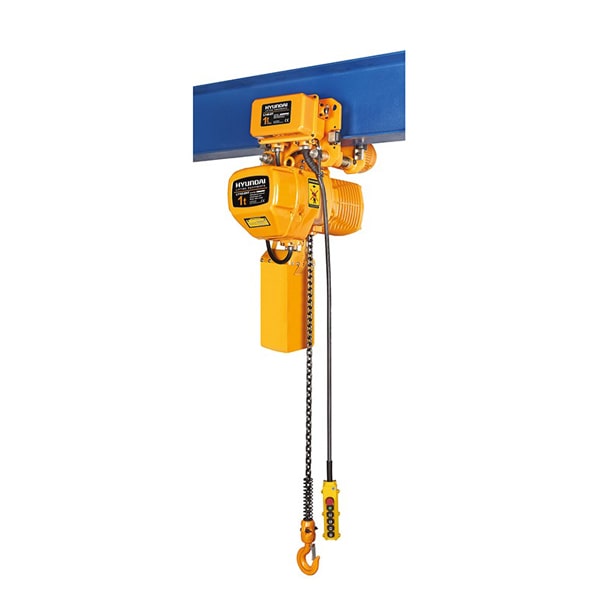 جرثقیل HYUNDAI Electric crane 4 works 3 ton chain l1162-eht