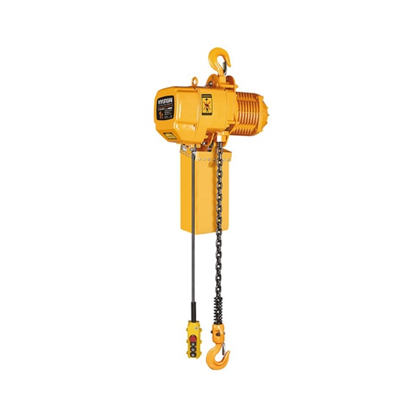 جرثقیل HYUNDAI Electric crane 2 works 1 ton chain l1162-eh