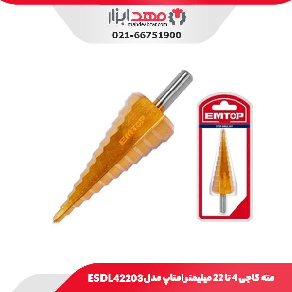 مته کاجی ۴ تا ۲۲ میلیمتر امتاپ مدل ESDL42203