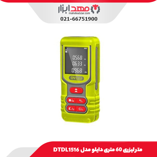 متر لیزری 60 متری دایلو مدل DTDL1516