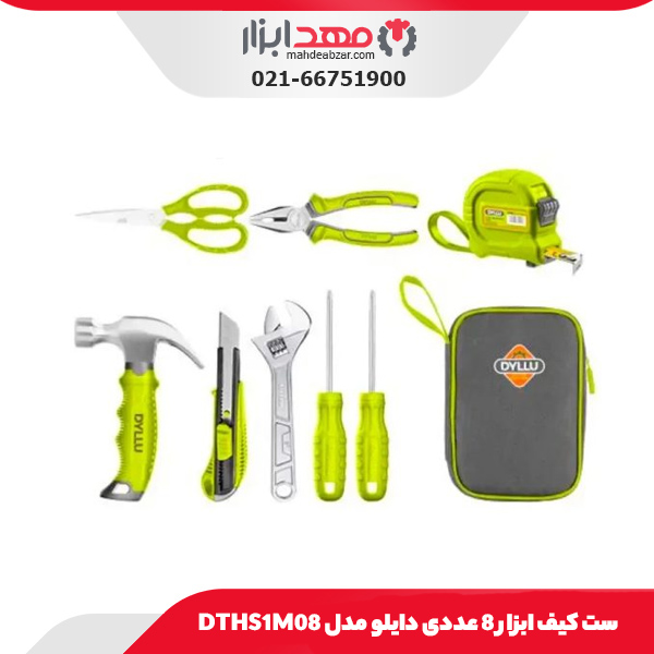 ست کیف ابزار 8 عددی دایلو مدل DTHS1M08