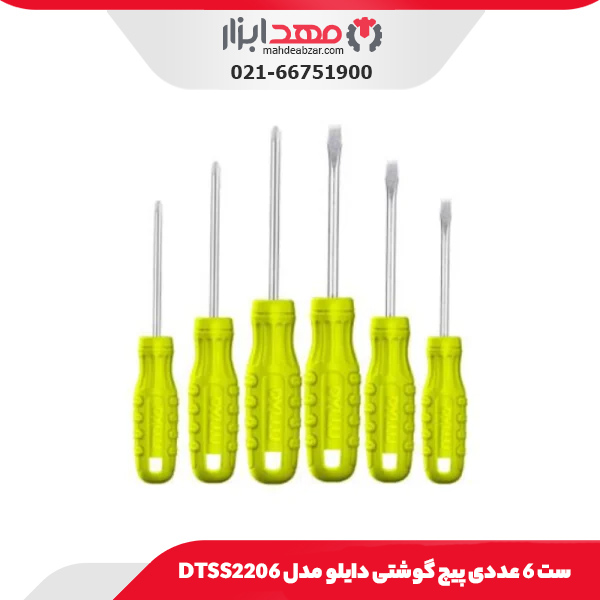ست 6 عددی پیچ گوشتی دایلو مدل DTSS2206
