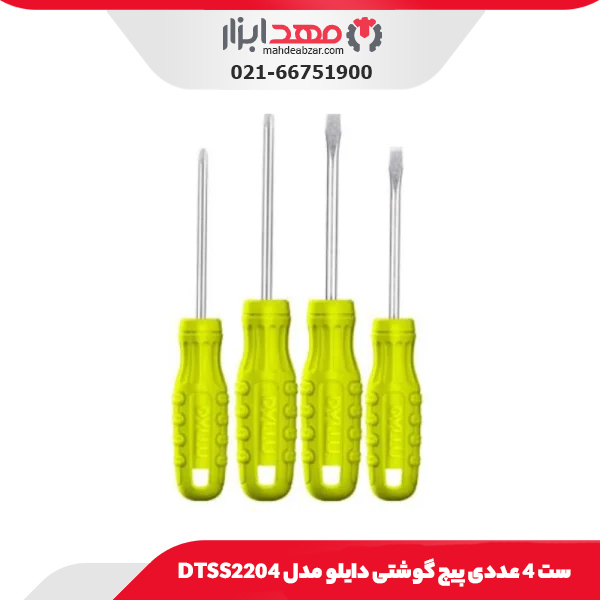 ست 4 عددی پیچ گوشتی دایلو مدل DTSS2204