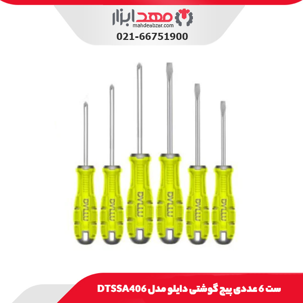 ست 6 عددی پیچ گوشتی دایلو مدل DTSSA406