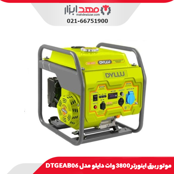 موتور برق اینورتر 3800 وات دایلو مدل DTGEAB06