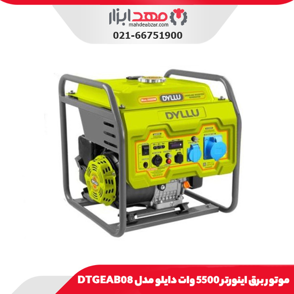 موتور برق اینورتر 5500 وات دایلو مدل DTGEAB08