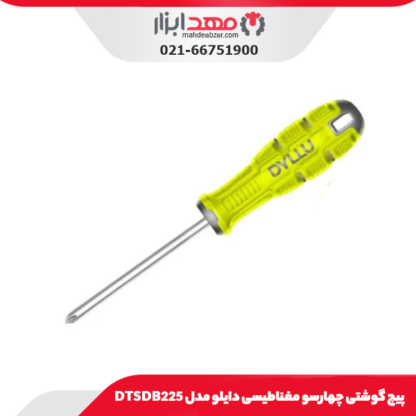 پیچ‌ گوشتی چهارسو مغناطیسی دایلو مدل DTSDB225