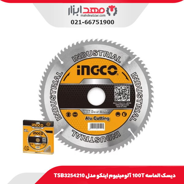 دیسک الماسه 100T آلومینیوم اینکو مدل TSB3254210