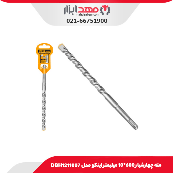 مته چهارشیار 600*10 میلیمتر اینکو مدل DBH1211007