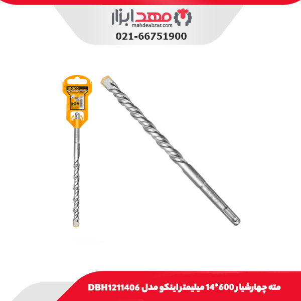 مته چهارشیار 600*14 میلیمتر اینکو مدل DBH1211406