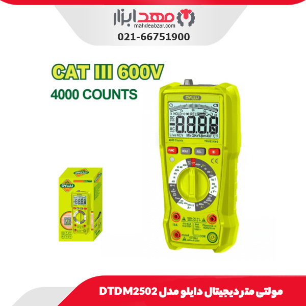 مولتی متر دیجیتال دایلو مدل DTDM2502