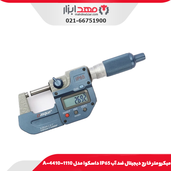 ميکرومتر خارج ديجيتال ضد آب IP65 داسکوا مدل 1110-4410-A