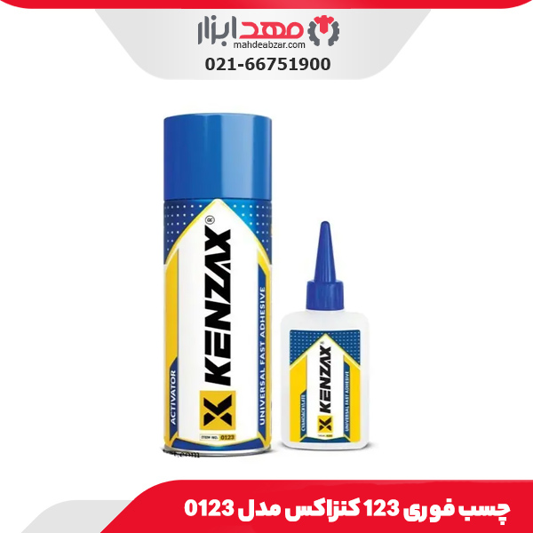 چسب فوری 123 کنزاکس مدل 0123