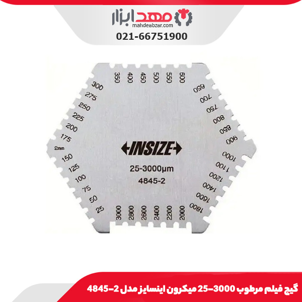 گیج فیلم مرطوب 3000-25 میکرون اینسایز مدل 2-4845