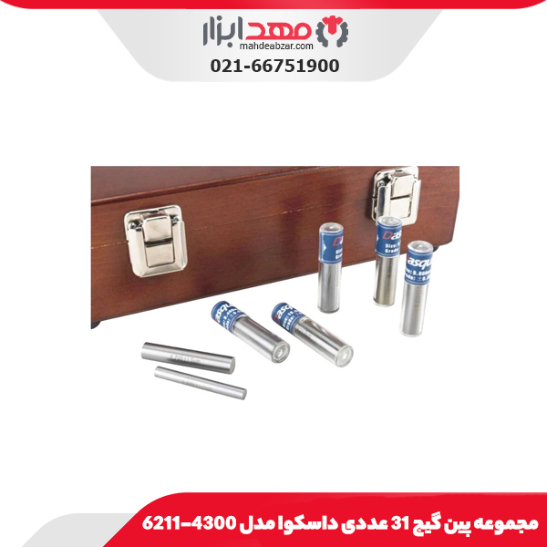 مجموعه پین گیج 31 عددی داسکوا مدل 4300-6211