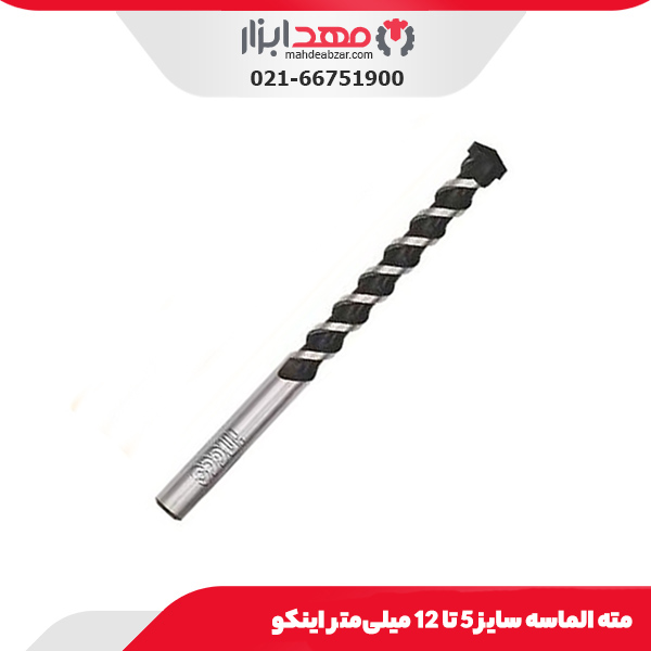 مته الماسه سایز 5 تا 12 میلی‌متر اینکو