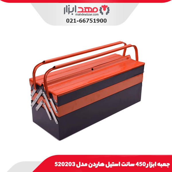 جعبه ابزار 450 سانت استیل هاردن مدل 520203