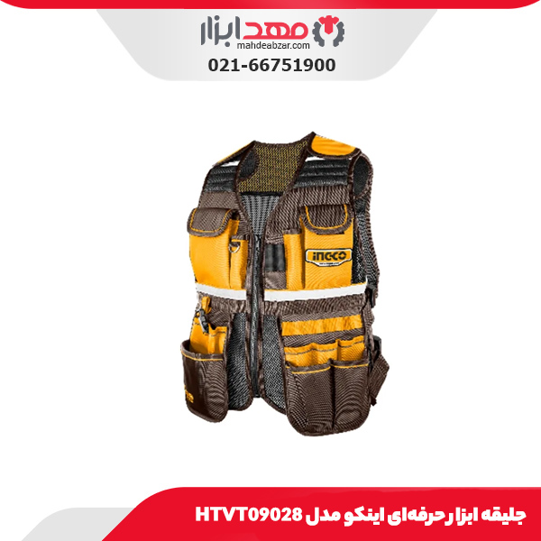 جلیقه ابزار حرفه‌ای اینکو مدل HTVT09028