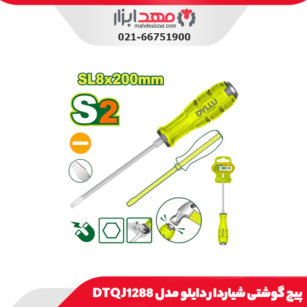 پیچ گوشتی شیاردار دایلو مدل DTQJ1288