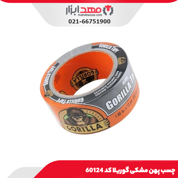 چسب پهن مشکی گوریلا کد 60124