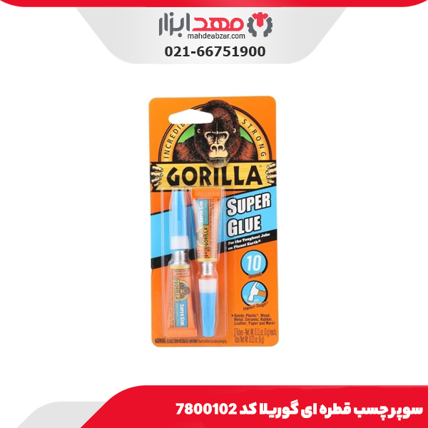 سوپر چسب قطره ای گوریلا کد 7800102