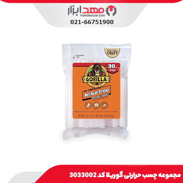 مجموعه چسب حرارتی گوریلا کد 3033002