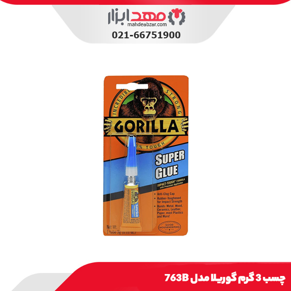 چسب 3 گرم گوریلا مدل 763B