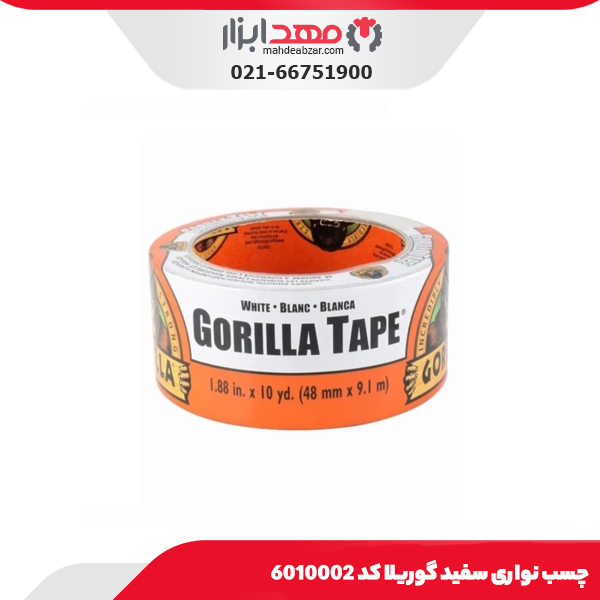 چسب نواری سفید گوریلا کد 6010002